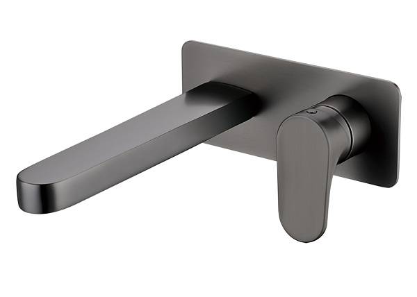 Смеситель для раковины встраиваемый Boheme Spectre оружейная сталь 455-Gm