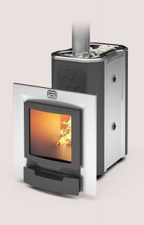 Печь для бани Теплодар Сибирь-20 ЛРК Панорама (2.0) АПБ1.37.000.00-01