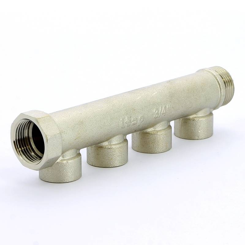 Коллектор никелированный Itap 3/4 НВ 4 выхода 1/2 В 38 мм 450 3/4-4