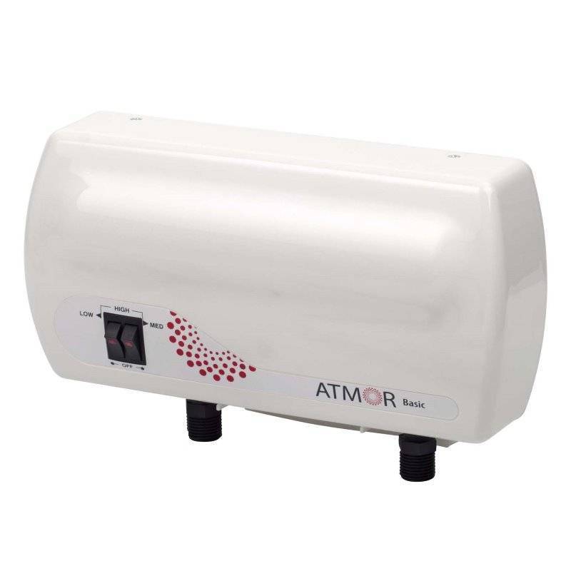 Водонагреватель электрический проточный Ariston Atmor Basic 5 кВт кран 3520065