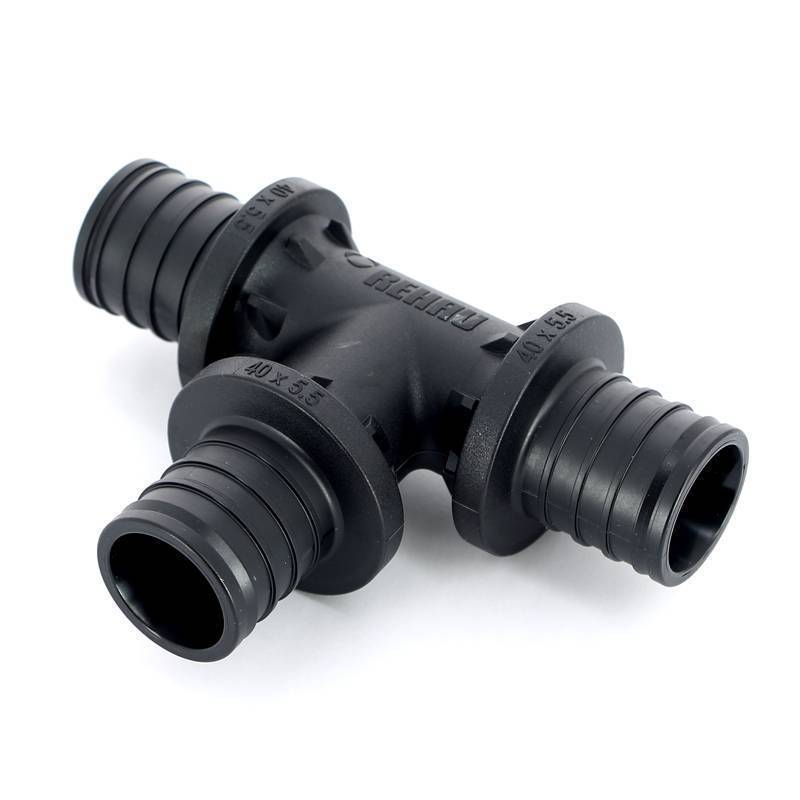 Тройник надвижной REHAU RAUTITAN PX 40 мм PPSU 1160035