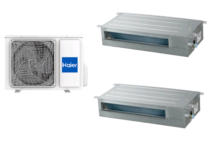 Мульти-сплит система Haier 2U50S2SM1FA-3 / AD12SS1ERA(N)(P)-2 инверторная R32 2U50S2SM1FA-3/AD12SS1ERA(N)(P)-2