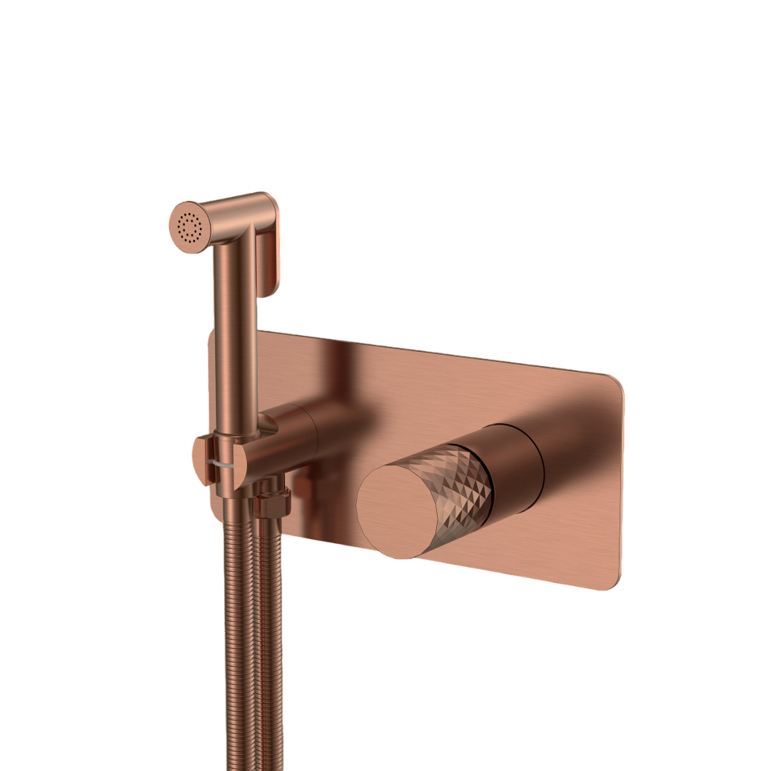 Гигиенический душ Boheme Stick со шлангом 150 см и внутренней частью copper brushed 127-CB