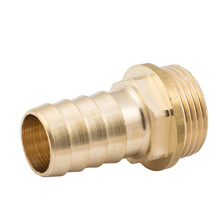 Штуцер для шланга Högert Technik наружная резьба 1/2 x 20 мм латунь EBF221220