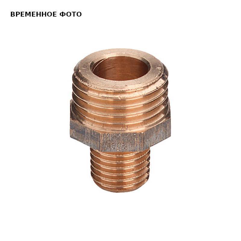 Ниппель переходной Viega 1 1/4 x 1 бронза 446857