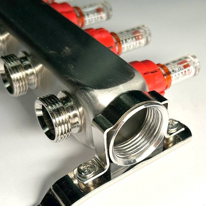 Коллекторная группа WATTS HKV 1 x 9 выходов 3/4 EK с расходомерами из нержавеющей стали 450W4309