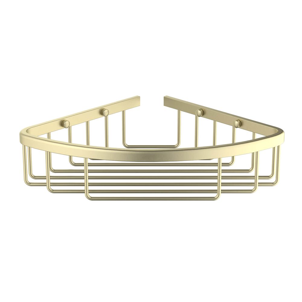 Полка угловая Aquanet шлифованное золото AQ4906BG