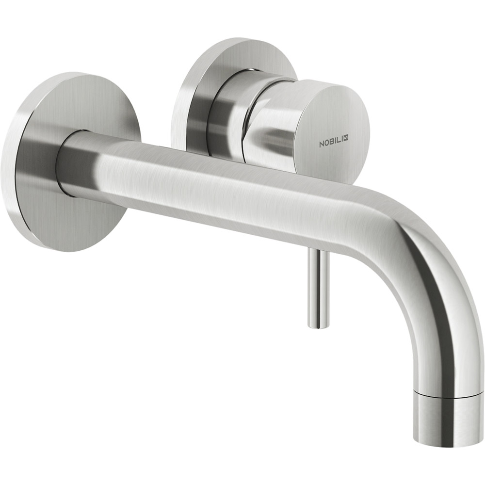 Смеситель для раковины Nobili LIVE внешняя часть шлифованный хром LV00199IX