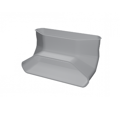 Отвод 90° в вертикале Flexag PP/FL-AT90-V