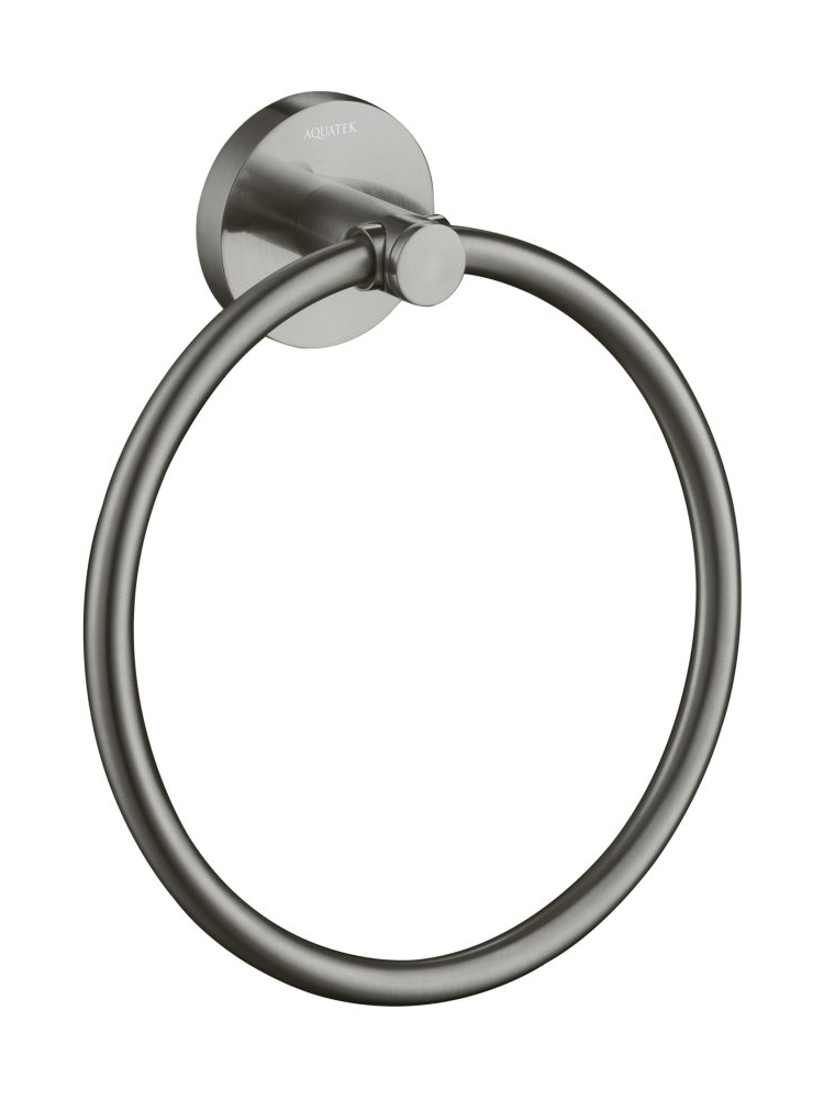 Полотенцедержатель кольцо Aquanet Европа оружейная сталь AQ4112BGM