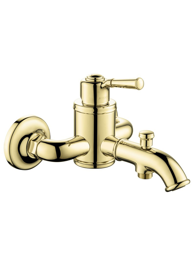 Смеситель для ванны Aquanet Классик полированное золото AQ1540PG