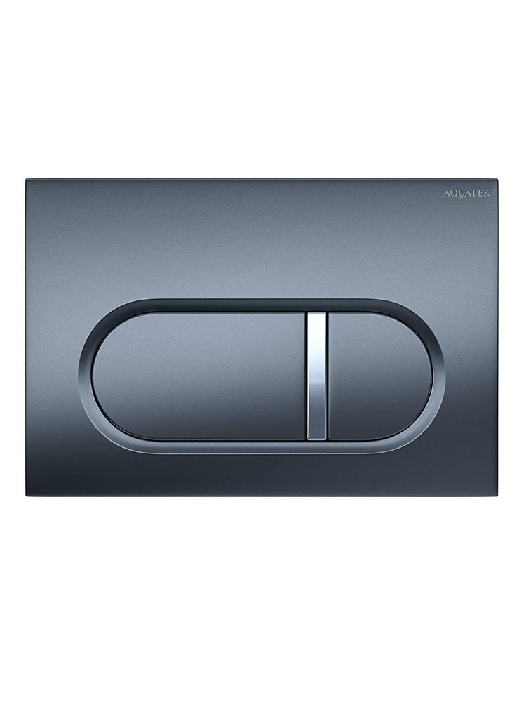 Панель смыва Kordi KDI-0000050 оружейная сталь матовая прямоугольные кнопки KDI-0000050