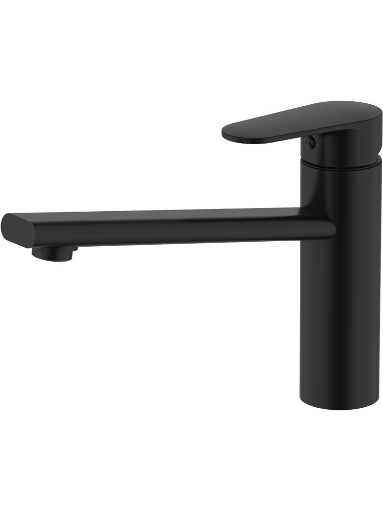 Смеситель для кухни Aquanet Ника матовый черный AQ1880MB