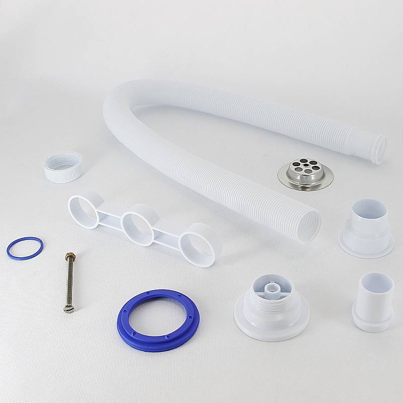 Сифон гофрированный Wirquin VIR 1 1/4 х 40/50 мм выпуск 70 мм L900 мм 30980312