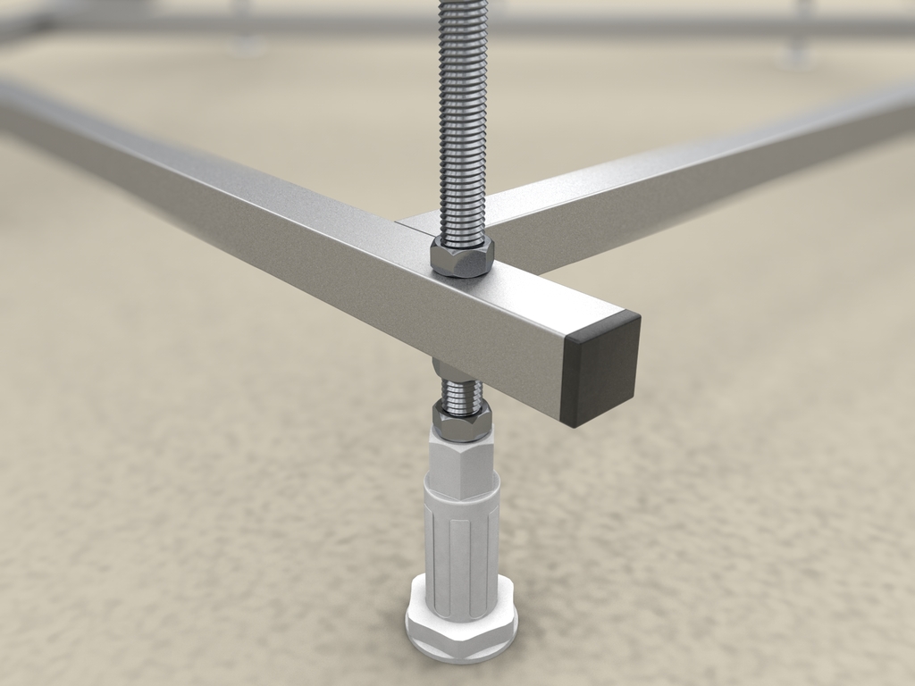 Каркас для ванны 1Marka Мия 150 / 155 см сборный на шпильках KAR-0000025