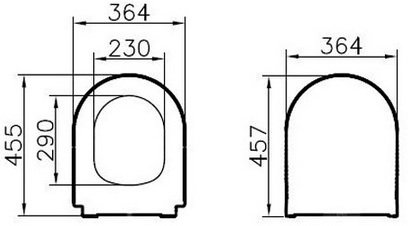 Сиденье для унитаза AM.PM микролифт дюропласт 110-003-019