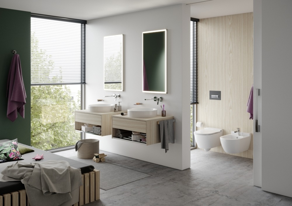 Унитаз подвесной Serel Smart SM25SL с тонким сиденьем микролифт SM25SL