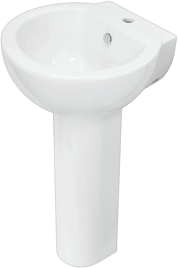 Умывальник пьедестальный ArtCeram Art 50 см белый WB.PD/Art/50-C/WHT.G/S1