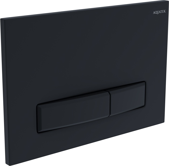 Панель смыва KDI Slim 009D черный матовый прямоугольная клавиша KDI-0000025