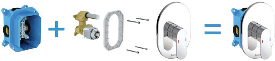 Смеситель для душа встраиваемый Ravak Chrome CR 066.00 X070057