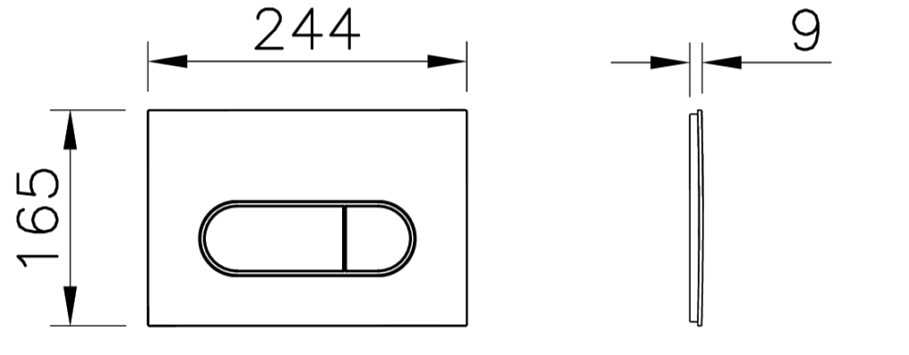 Панель смыва VitrA Root Round золото 740-2224