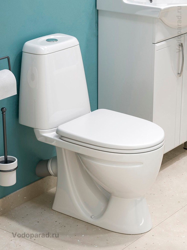 Унитаз-компакт Sanita Luxe Идеал Стандарт S1 белый WC.CC/Ideal/1-P/WHT.G/S1