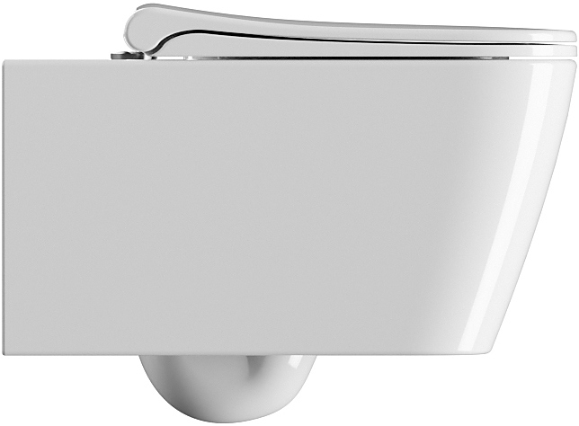 Крышка-сиденье GSI Nubes с микролифтом белая MS96C11