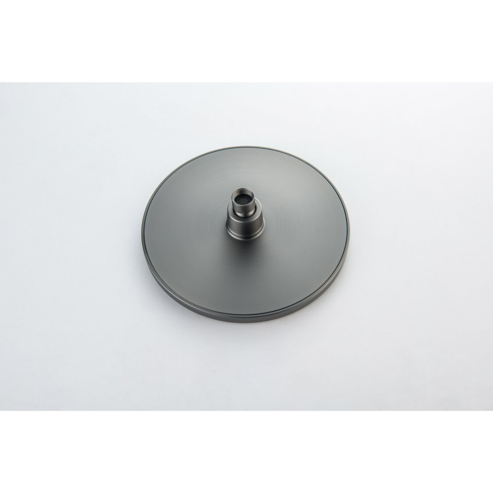 Душевая система с термостатом Aquatek Европа 220 мм оружейная сталь AQ2343BGM