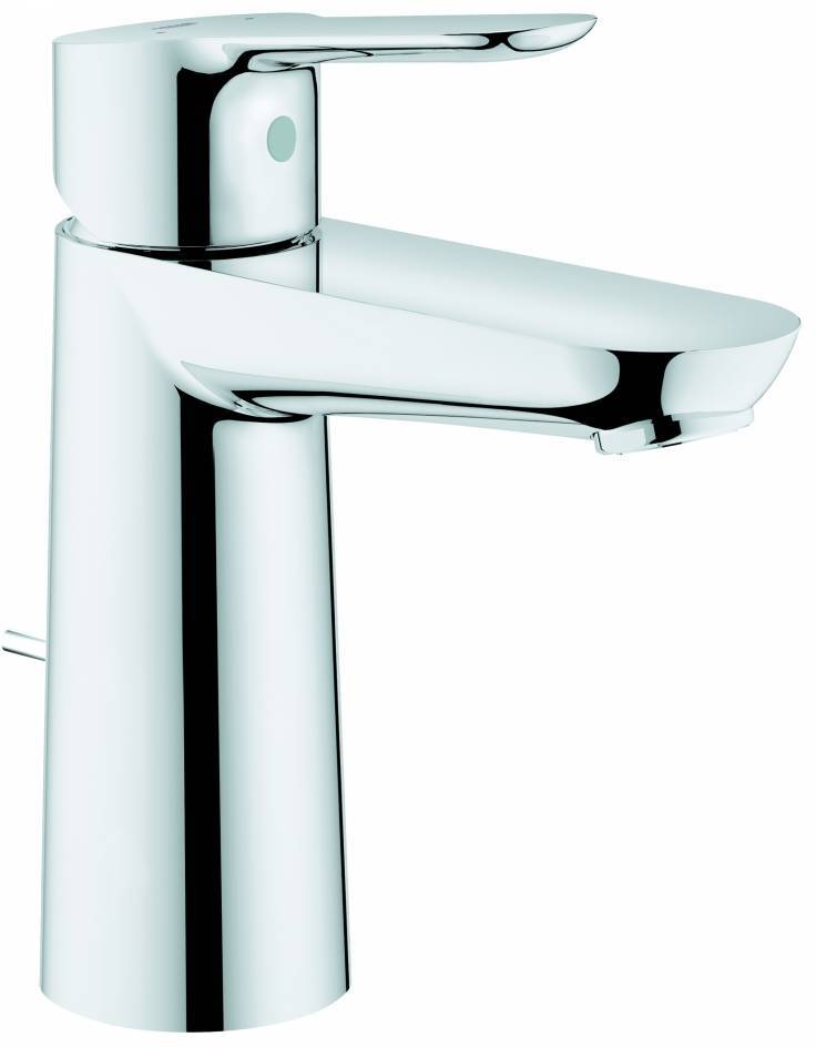 Смеситель для раковины GROHE BauEdge M-Size с донным клапаном хром 23758000