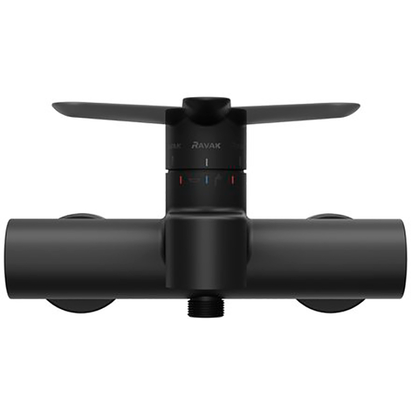 Смеситель для ванны RAVAK Puri PU 022.20/150 черный X070185