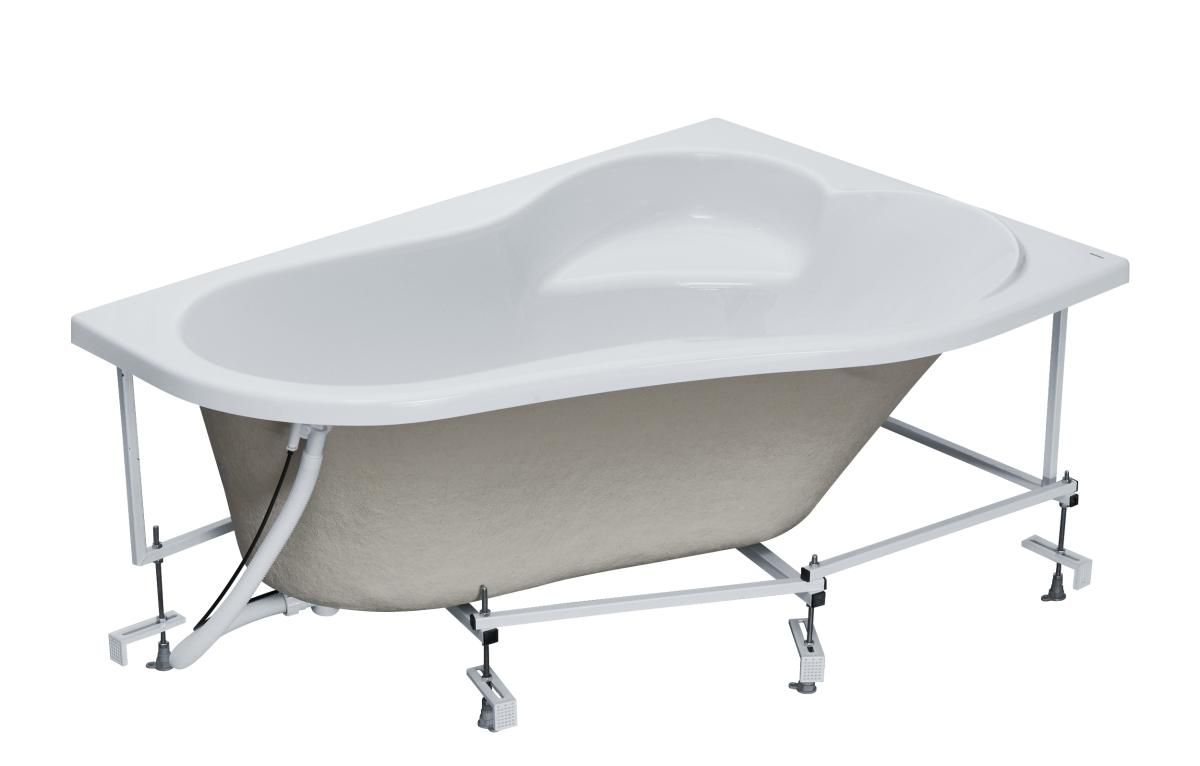 Ванна акриловая асимметричная Triton Ибица XL 160х100 см правосторонняя белая 1.WH11.2.037