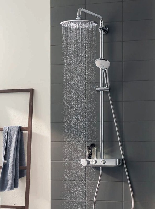 Душевая система с термостатом GROHE Euphoria SmartControl 260 MONO хром 26509000