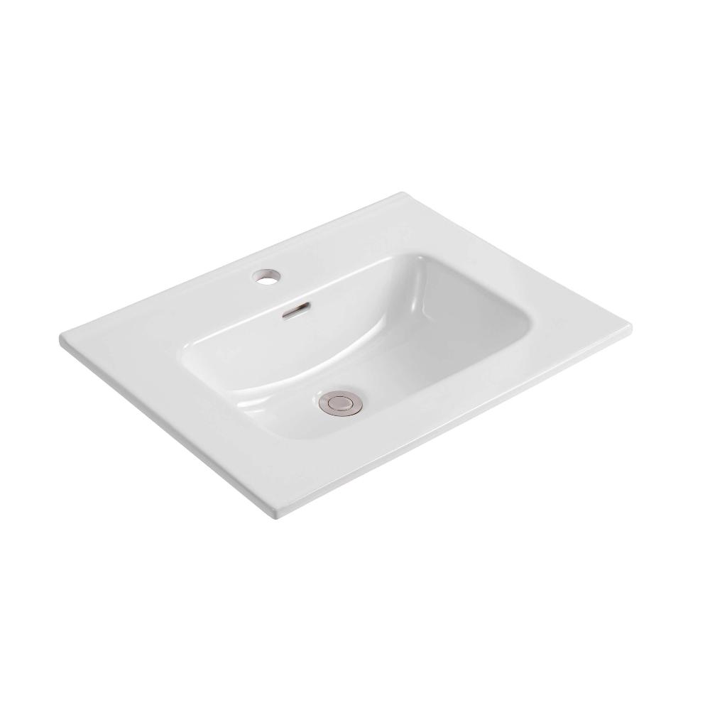 Комплект мебели для ванной AQUATON ВЕГА 60 с раковиной AQ0460-00 белый матовый AQ77060-MW