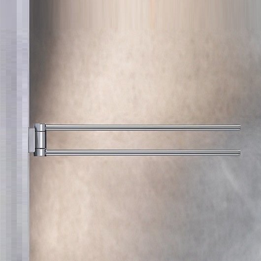 Полотенцедержатель KEUCO PLAN двойной поворотный 439 мм хром 14918010000