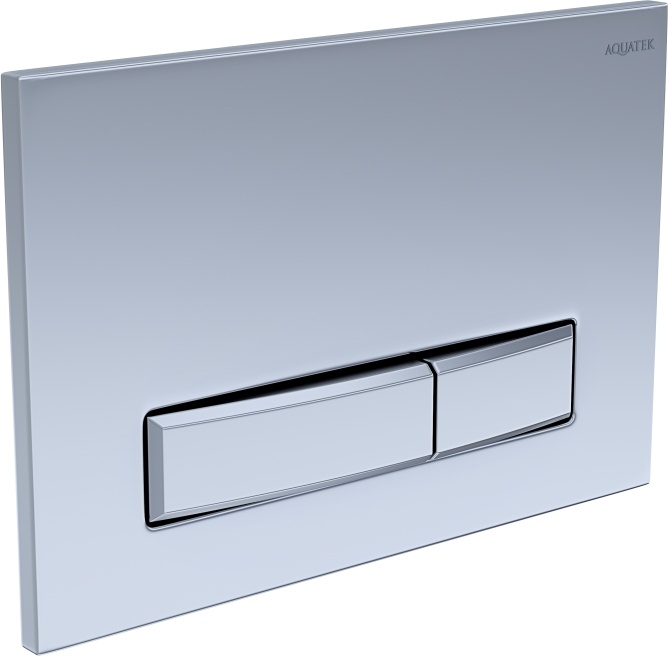 Панель смыва KDI Slim 009H никель прямоугольная клавиша KDI-0000027