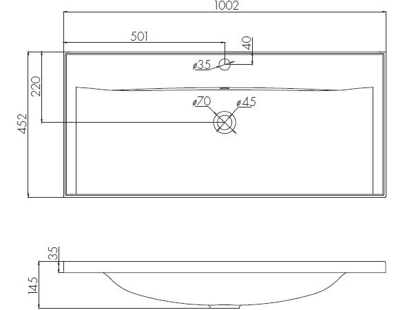 Комплект AQUATON Римини 100 New тумба и раковина Айрис 100 1A2328K3RN010