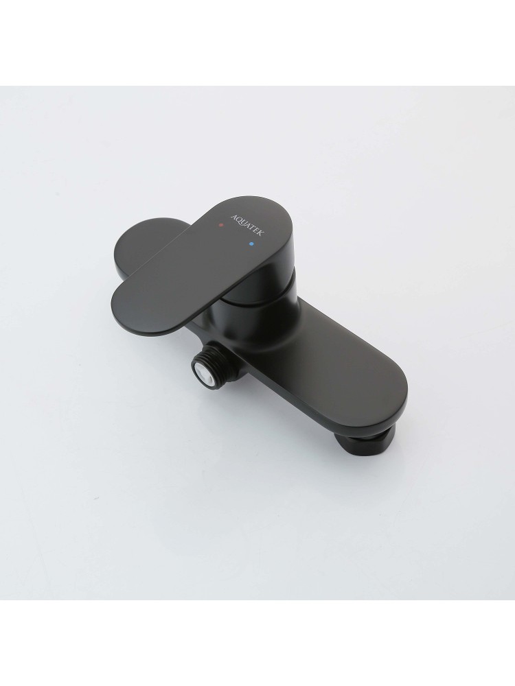 Смеситель для душа Aquanet Ника матовый черный AQ1860MB