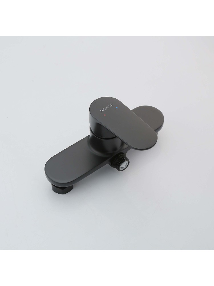 Смеситель для душа Aquanet Ника матовый черный AQ1860MB