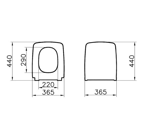 Сиденье для унитаза VitrA Metropole тонкое с микролифтом 122-003-009