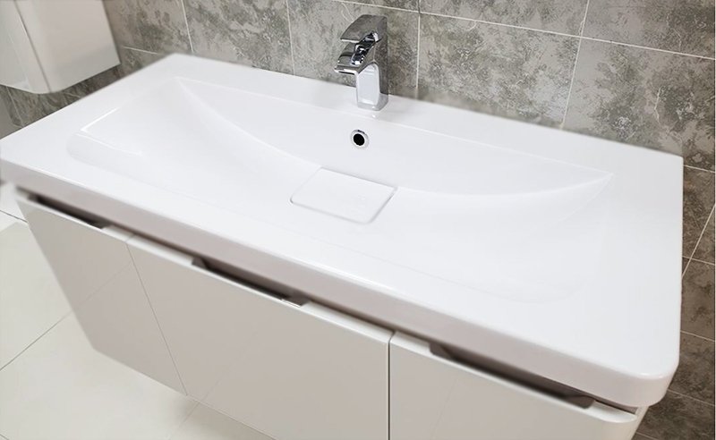 Тумба-умывальник с раковиной Aquaton Шерилл 105 1A2063K1SH010