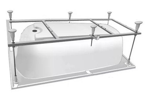 Каркас для ванны 1Marka Ника 150 см сборный на шпильках KAR-0000034