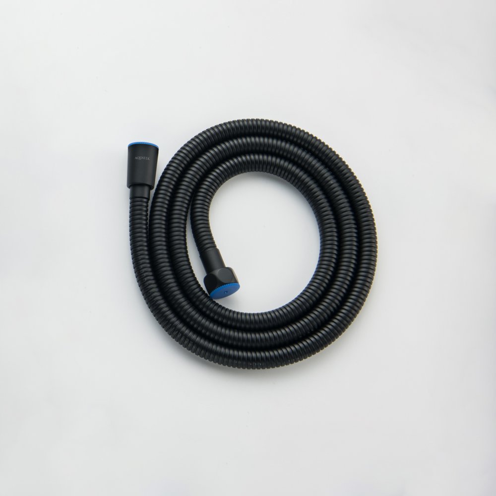 Шланг для душа Aquanet 150 см нержавеющая сталь матовый черный AQ2105MB
