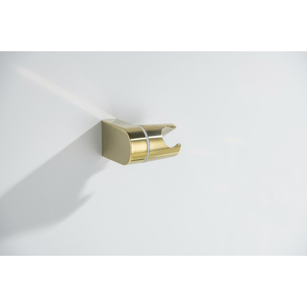 Смеситель для ванны Aquanet Oberon с душевым набором 3jet шлифованное золото AQ1249BG