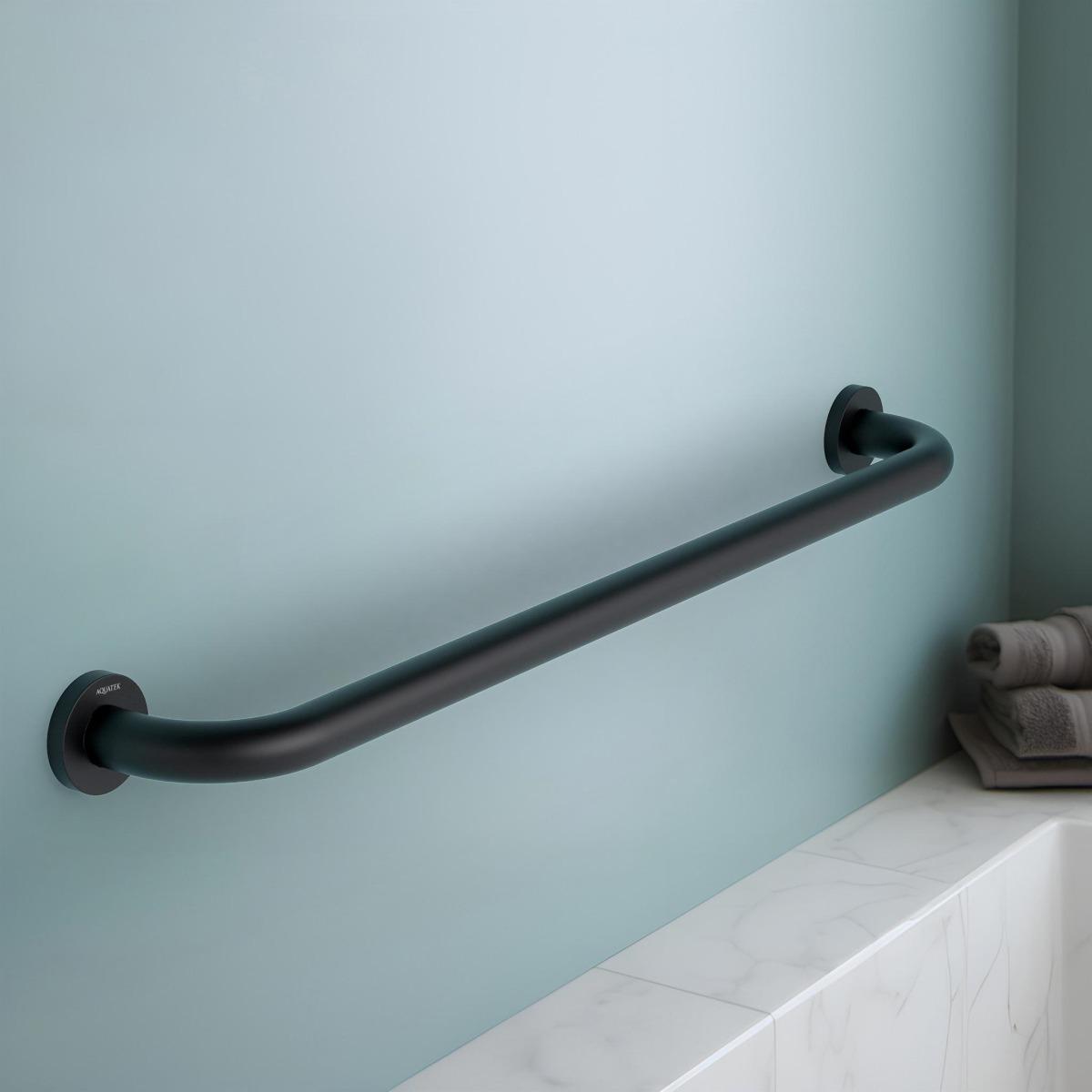 Поручень Aquatek 650 мм матовый черный AQ4996MB