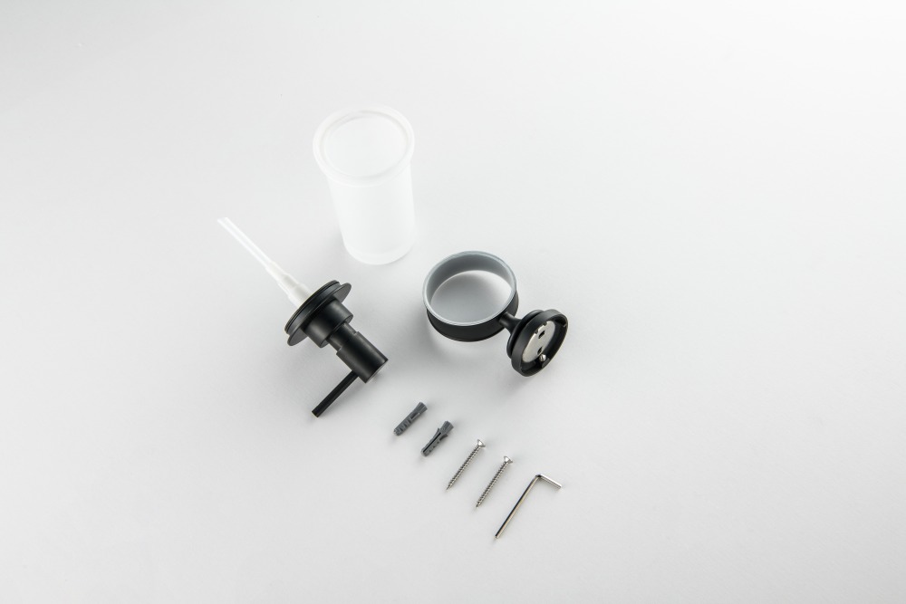 Дозатор для жидкого мыла Aquatek Классик матовый черный AQ4505MB