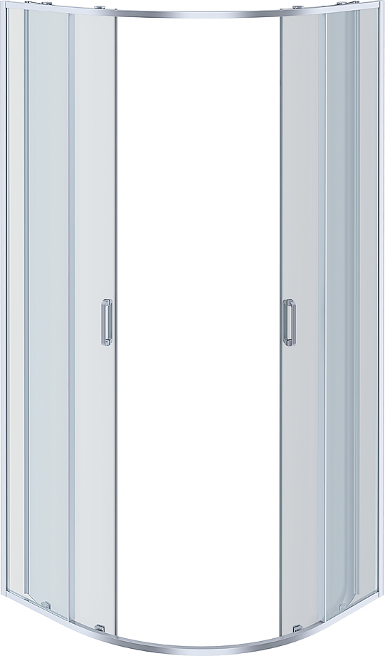 Душевой уголок Aquanet Aria 1/4 круга 1000x1000x2000 мм черный прозрачное стекло AQ ARI RO 10020BL