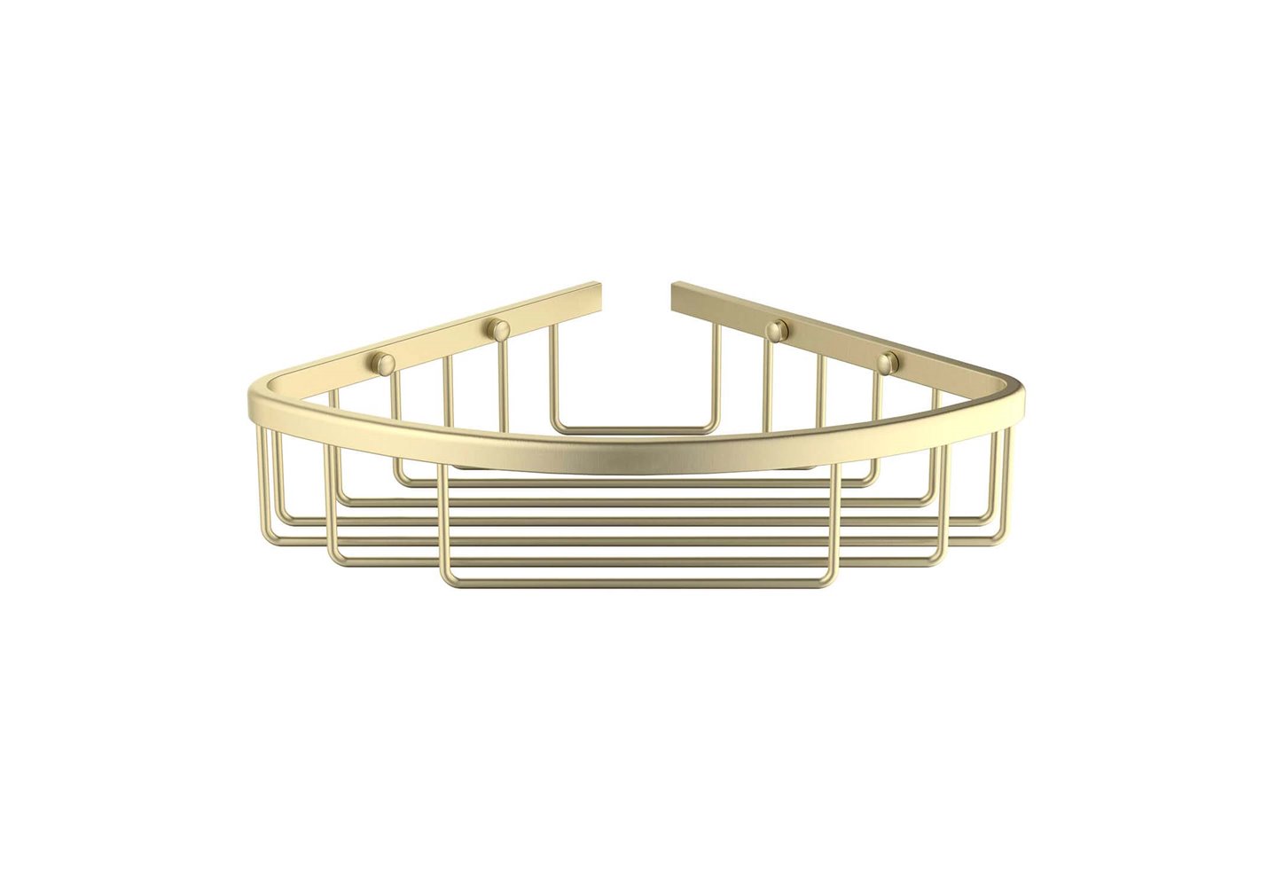 Полка угловая Aquanet шлифованное золото AQ4906BG