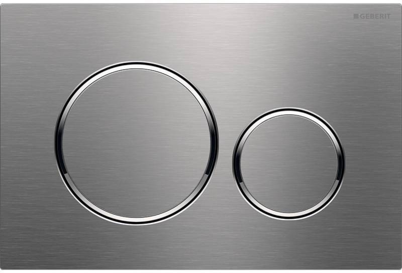 Клавиша смыва Geberit Sigma20 двойной смыв нержавеющая сталь 115.882.SN.1