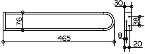 Полотенцедержатель двойной Keuco Edition 300 462 мм хром 30018010000