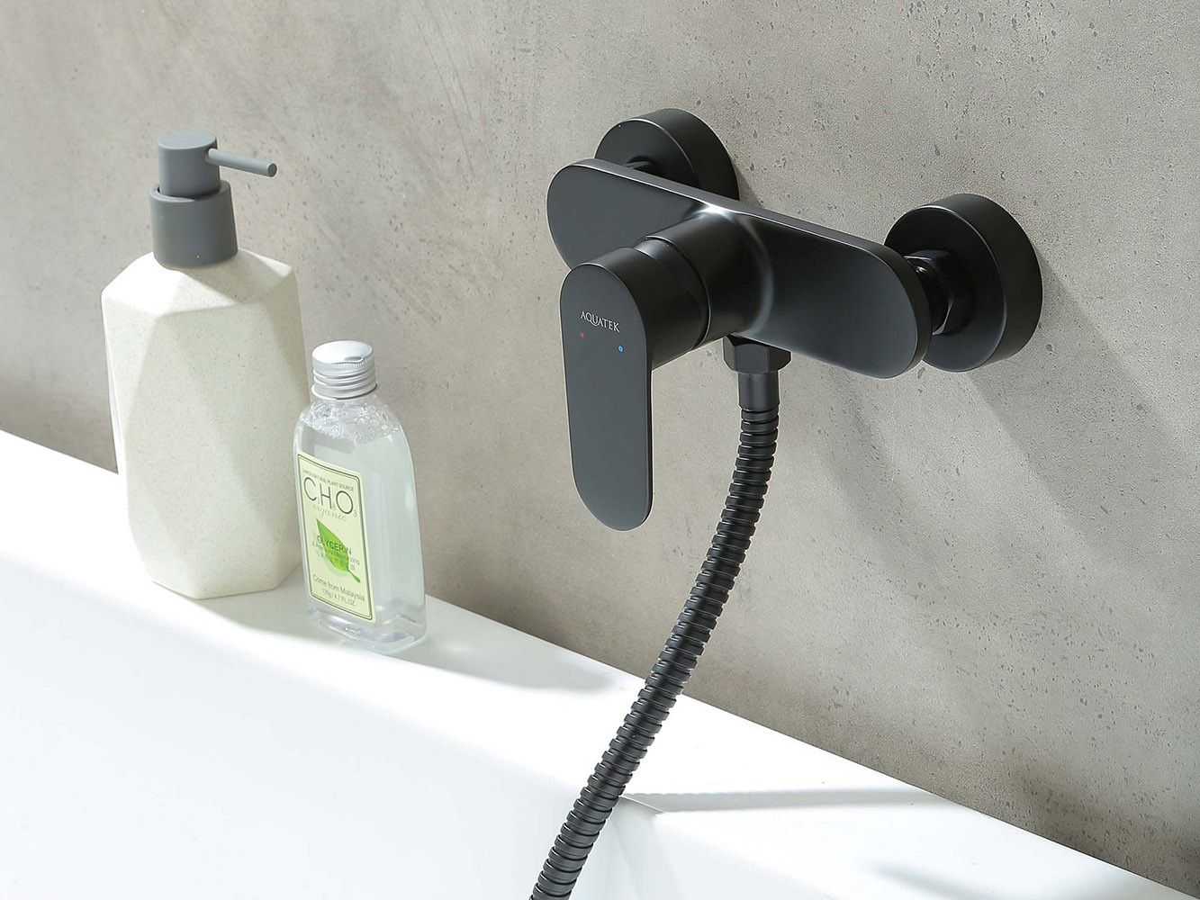 Набор смесителей 2 в 1 Aquanet Ника AQ1860MB/AQ2017MB AQ1832MB